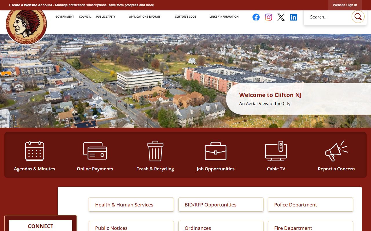 Clifton released inmates city website