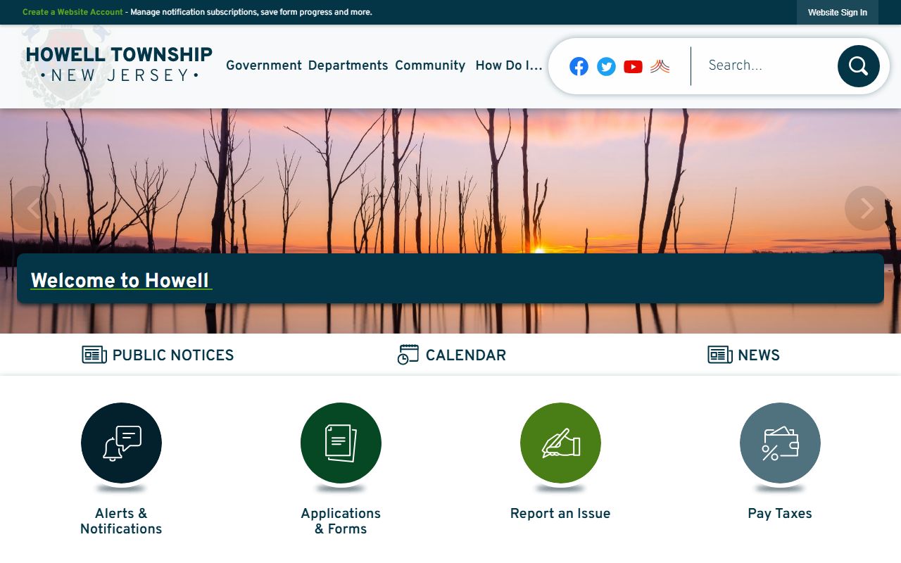 Howell Township released inmates township website resource