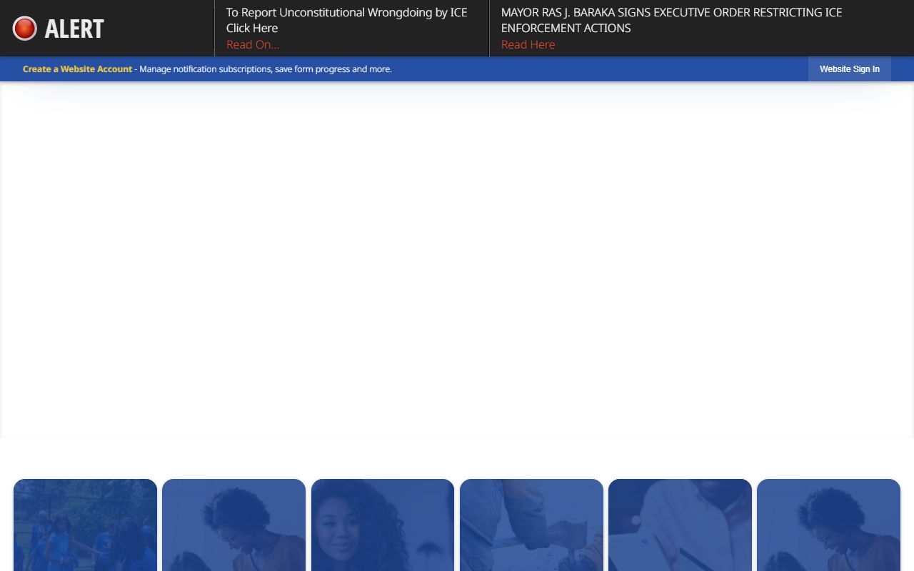 Newark released inmates city website resource