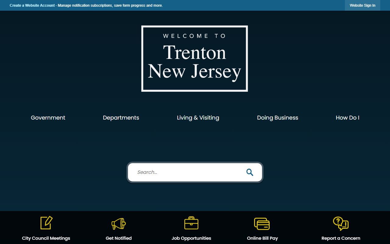 Trenton released inmates city website resource